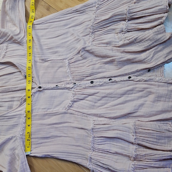 Free People Dress Gauze Top Pockets ! - Picture 10 of 12